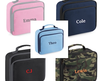 Personalised Insulated Cooler Zip Lunch Bag