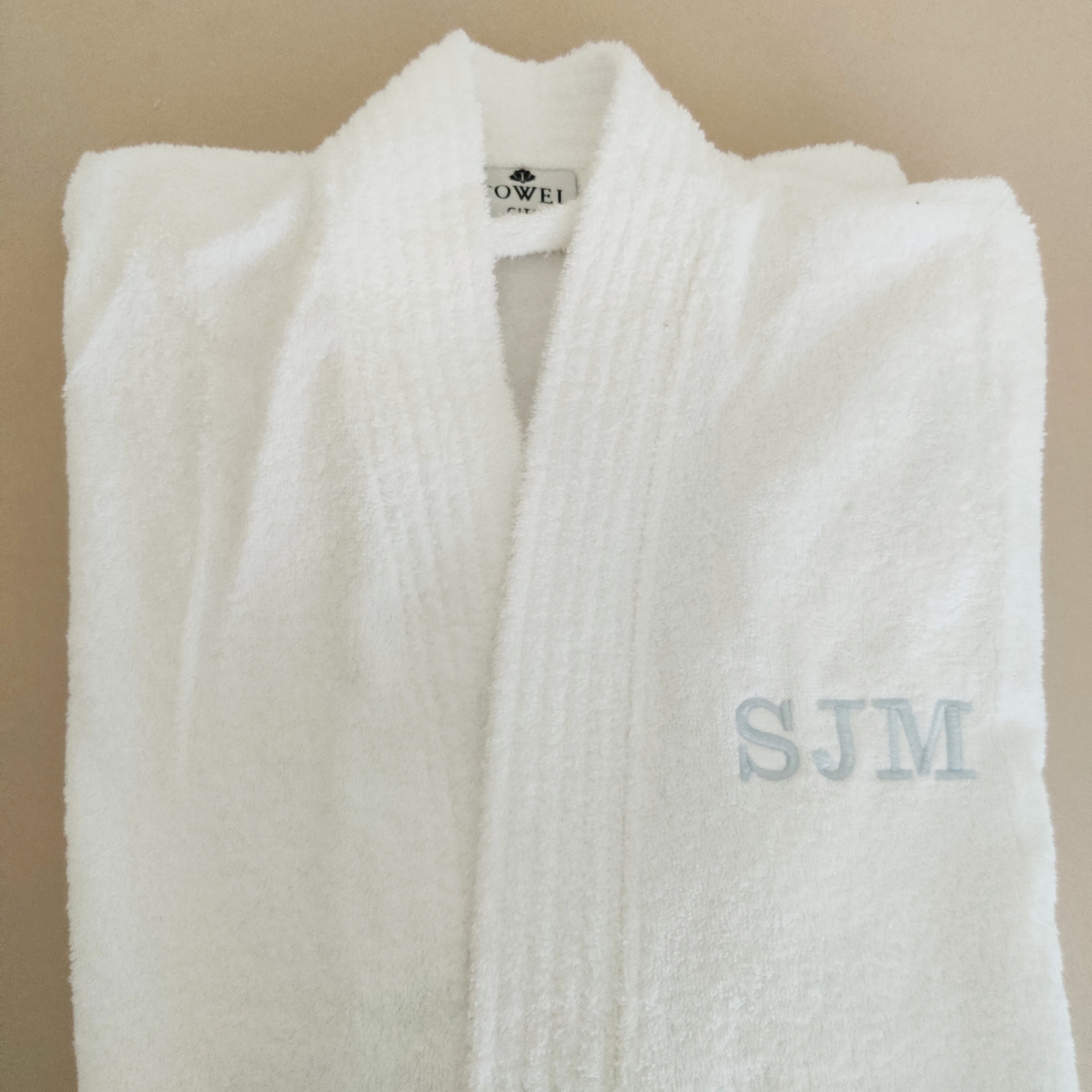 Personalised Unisex Cotton Towelling Bath Robe Dressing Gown Etsy