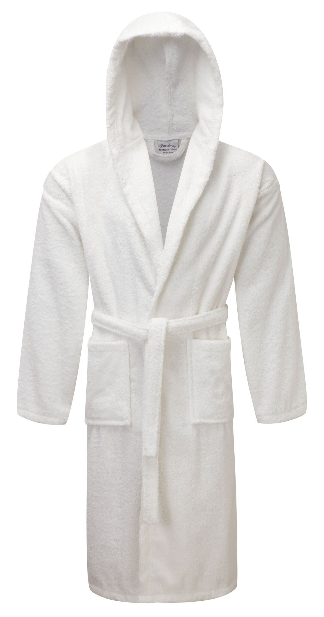 egyptian cotton dressing gown personalised Lulabay Personalised Egyptian Cotton Hooded Dressing Gown