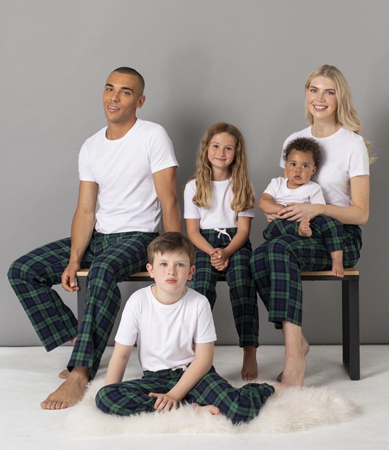 Men Cotton Flannel Tartan Check Pyjamas Bottom Lounge Shorts image 4