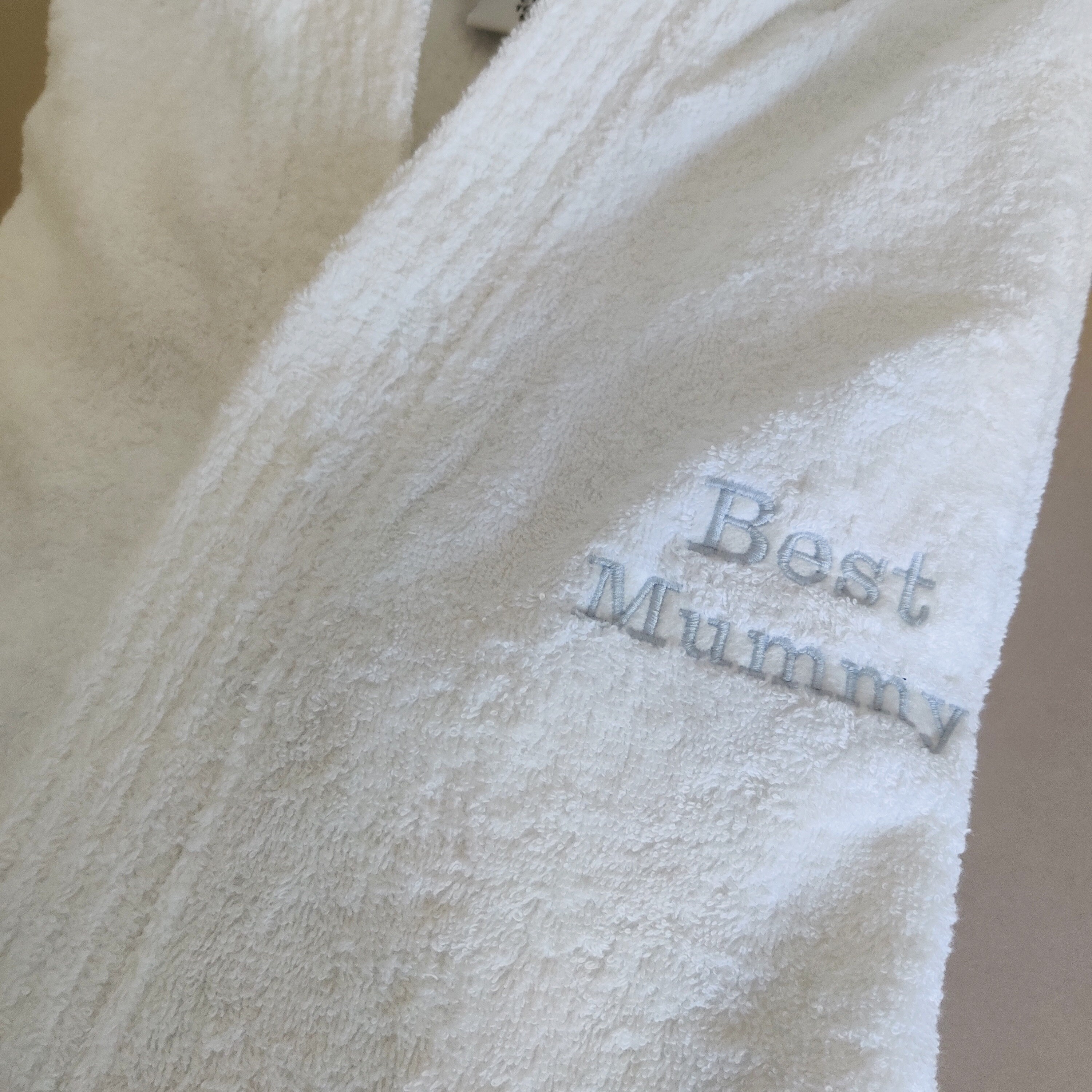 personalised towel robe
