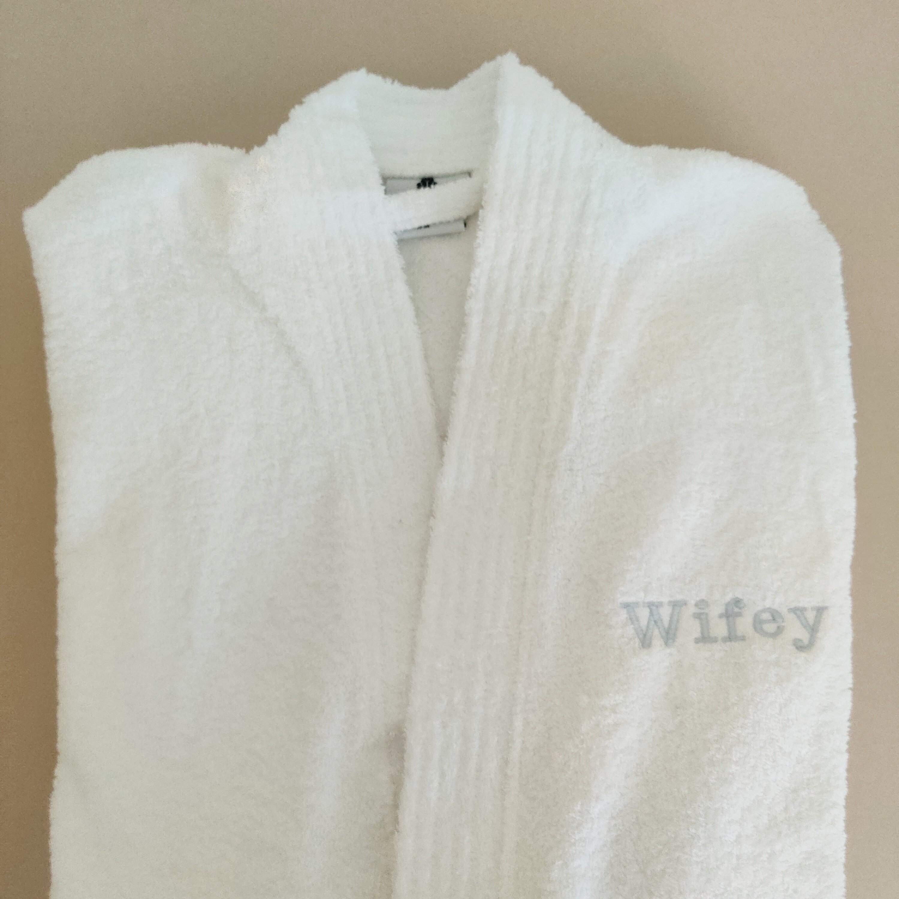 personalised towel robe