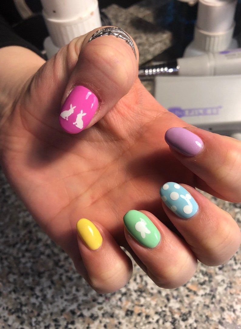 easter nail stickers