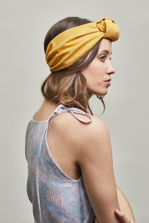 top knot turban headband