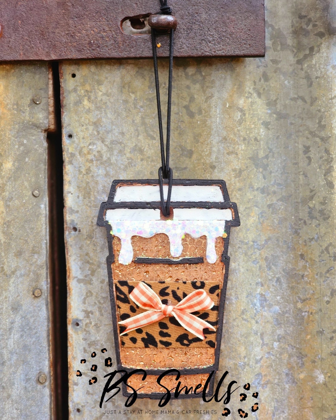 Latte Freshener Coffee Car Freshener Car Scents Custom Car Etsy