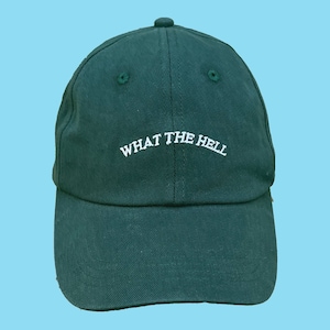 What the Hell - Dad Hat Baseball Cap, Gifts for Him, Gifts for her, Personalized Gift, Funny Casual, Unisex