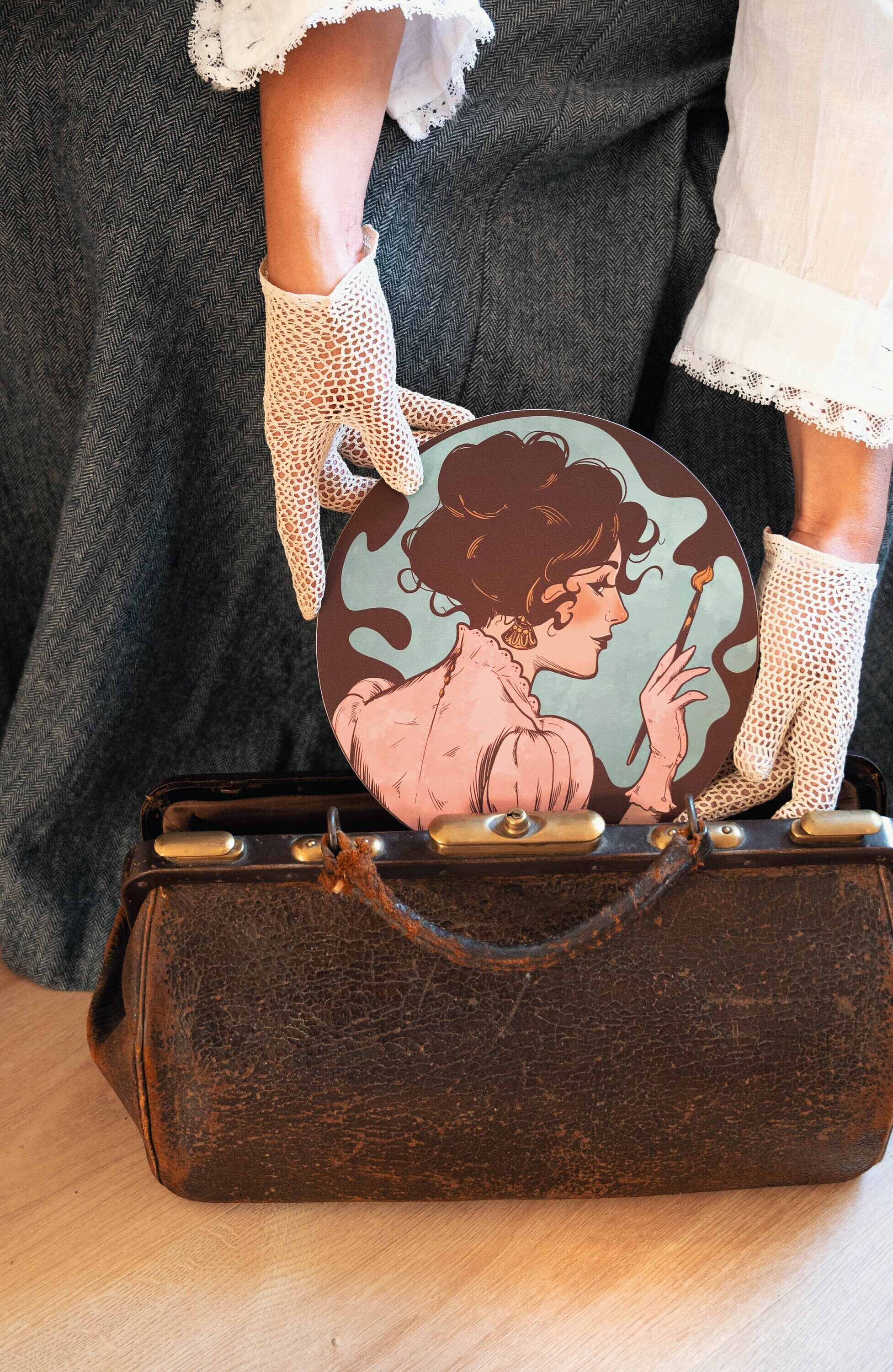 Wood Panel - The Gibson Girl