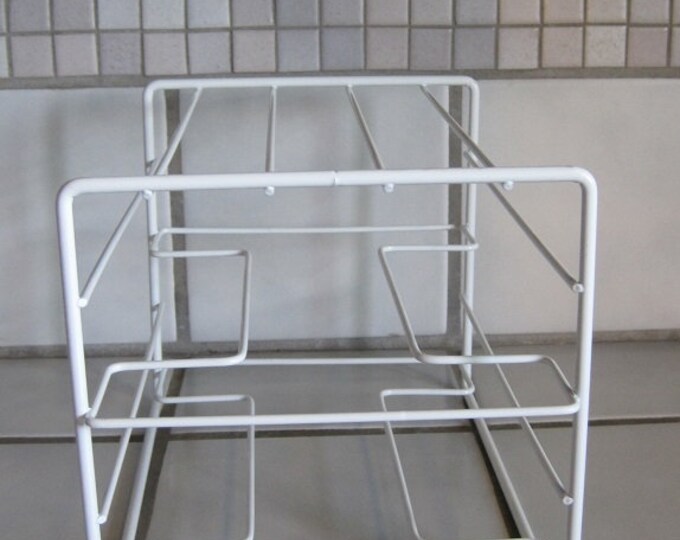 Kitchen Rack White Coated Wire Rack Foil Holder Etsy