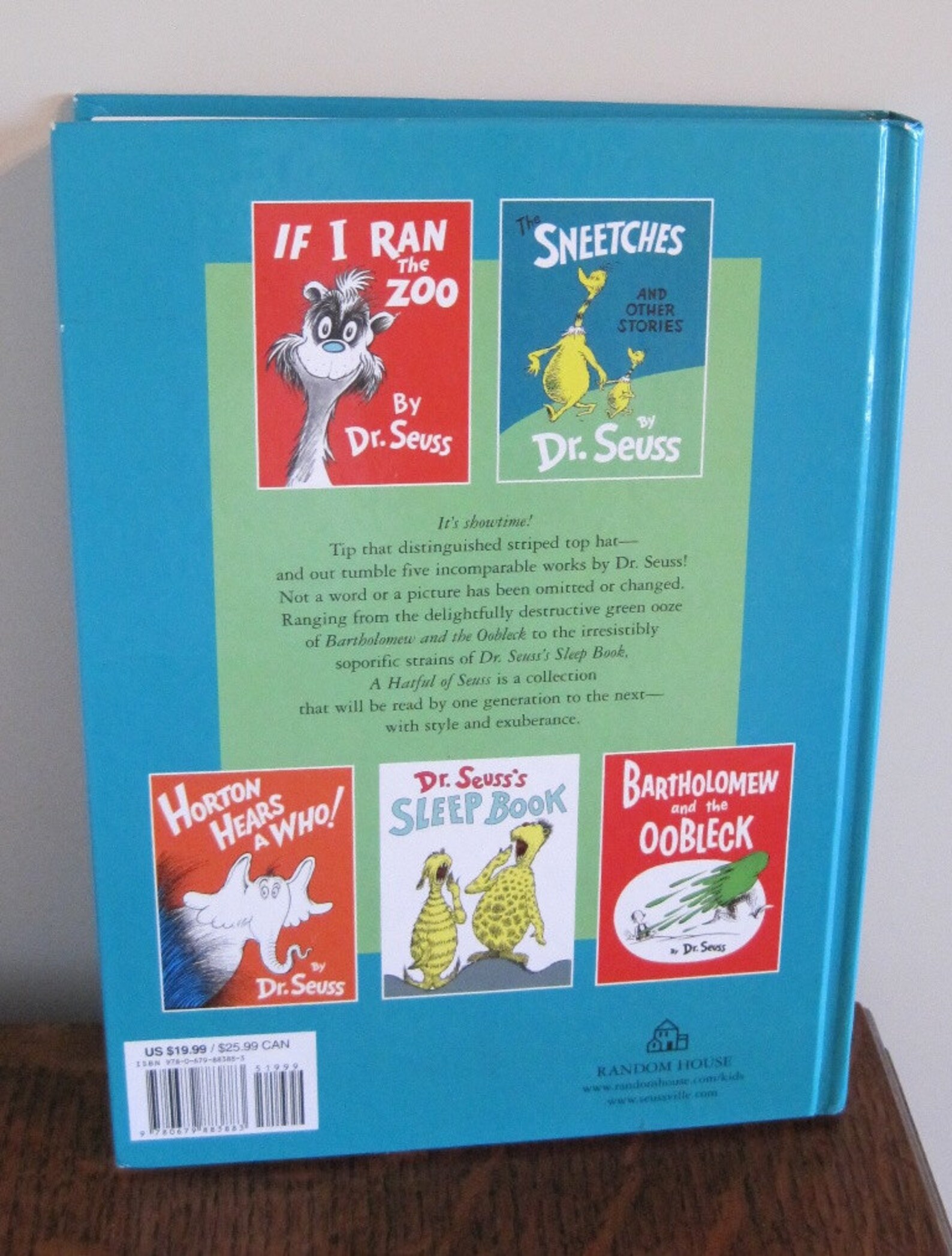Book Childrens Book Dr. Seuss Book A Hatful of Seuss Book | Etsy