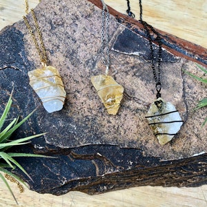 Collier curatif en citrine - Pendentif en cristal naturel, pointe jaune enveloppée de fil, bijoux pour chakra sacré, or argent Reiki Aura Energy
