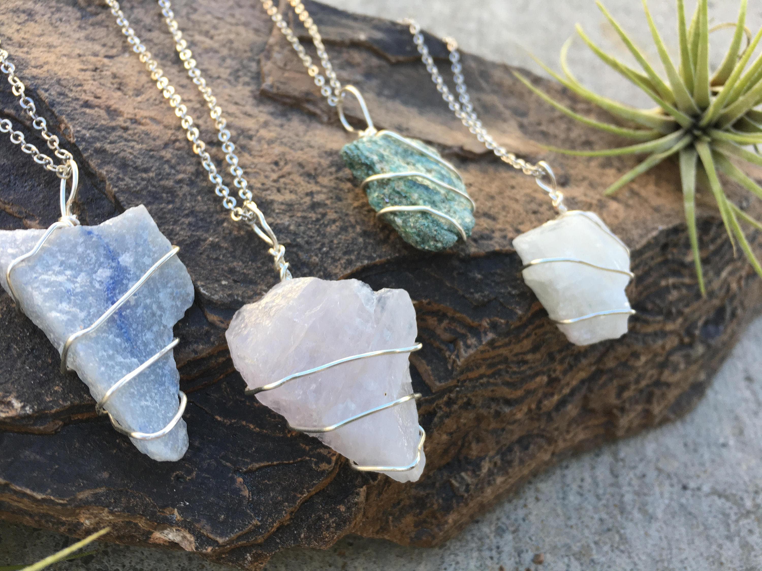 Crystal necklace for positive energy Clearance