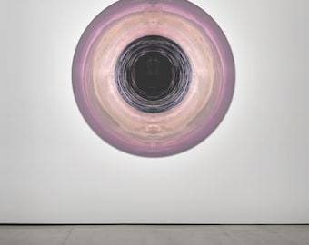 SPHERE III (Ø 100 cm) by Sven Pfrommer - Round artwork is ready to hang