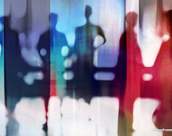 SAIGON BLUR XCIX - Mixed Media Art by Sven Pfrommer - Artwork is ready to hang