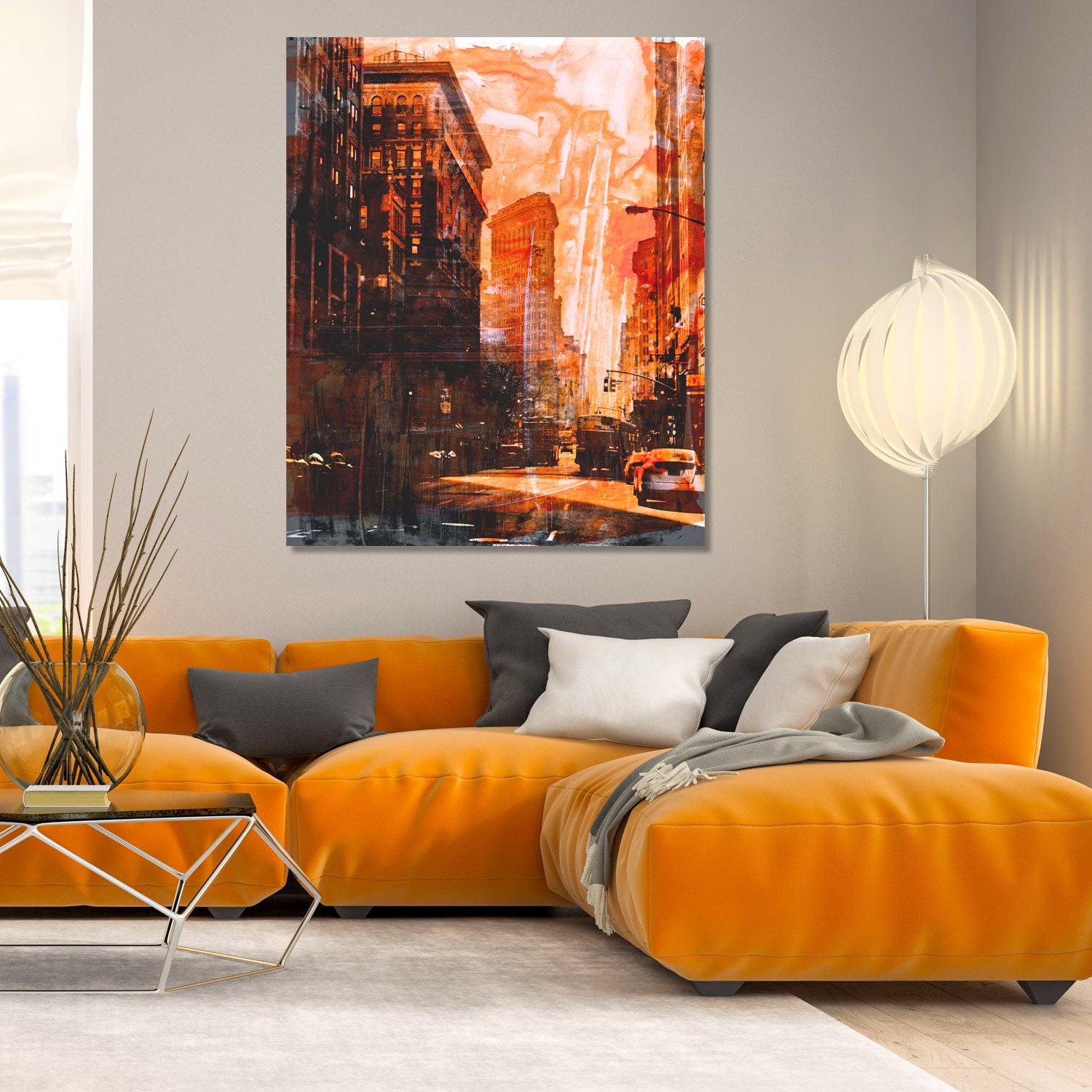 NY DOWNTOWN XV by Sven Pfrommer 120x90cm Artwork is Ready to - Etsy