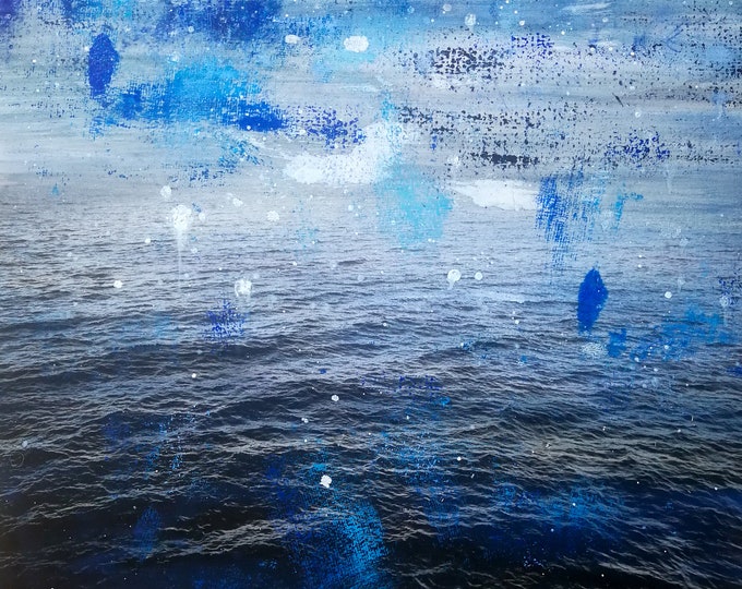 Sea III - Mixed Media Painting by Sven Pfrommer