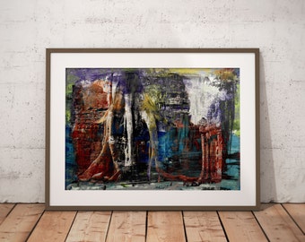 Ancient Asia XXI by Sven Pfrommer - Artwork is ready to hang with a solid wooden frame