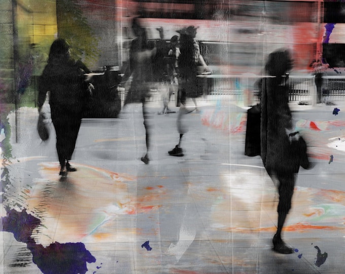 HK BLUR II - Photographic Art by Sven Pfrommer - Artwork is ready to hang