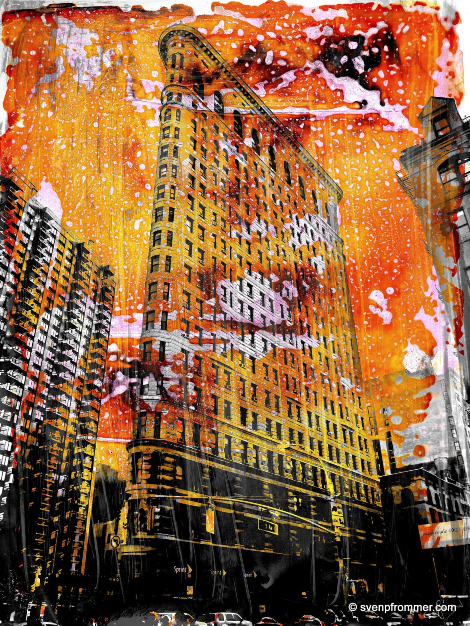 NEWYORK COLOR V by Sven Pfrommer 100x80cm Artwork is ready Etsy