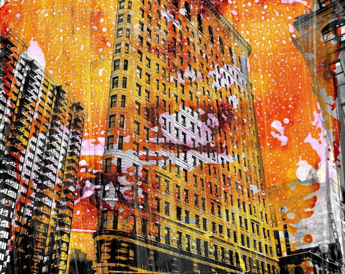 NEW YORK Color V by Sven Pfrommer - 100x80cm Artwork is ready to hang