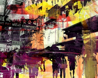 HONG KONG convergence III by Sven Pfrommer - Artwork is ready to hang
