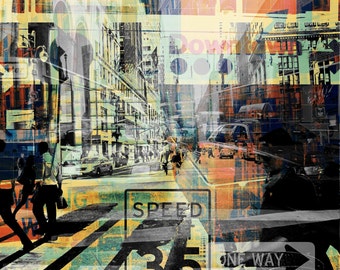 NEW YORK Style IV by Sven Pfrommer - 120x80cm Artwork is ready to hang