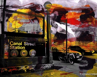 NEW YORK Color XI by Sven Pfrommer - 130x100cm Artwork is ready to hang