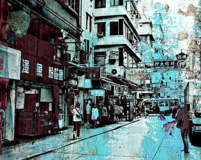 HONG KONG Focus VIII by Sven Pfrommer - Artwork is ready to hang