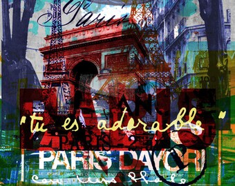 PARIS III by Sven Pfrommer - 140x70cm Artwork is ready to hang