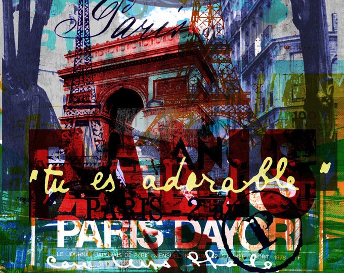 PARIS III by Sven Pfrommer - 140x70cm Artwork is ready to hang