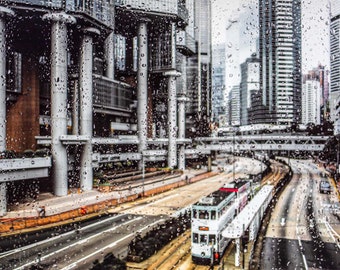 Rainy days in Hong Kong XV by Sven Pfrommer - Artwork is ready to hang