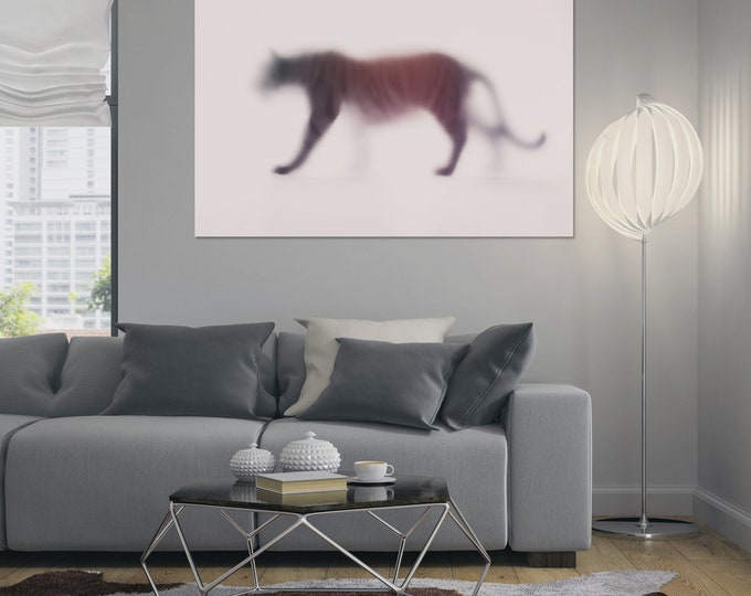 WILD LENS - TIGER by Sven Pfrommer - 120x80cm Artwork is ready to hang