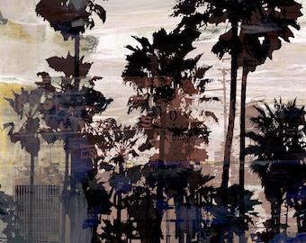 CALIFORNIA DREAMING by Sven Pfrommer - 100x100cm Artwork is ready to hang.