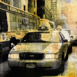 NEW YORK Bw VIII di Sven Pfrommer - 150x50cm L&#39;opera d&#39;arte è pronta per essere appesa