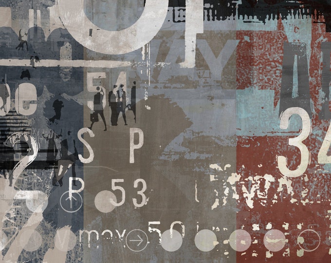 TYPE ART I by Sven Pfrommer - 140x70cm Artwork is ready to hang.