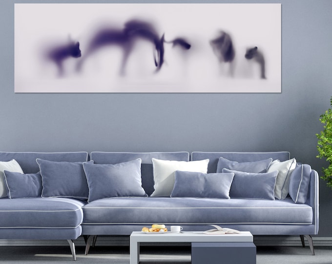 WILD LENS - Big Five I by Sven Pfrommer - 150x50cm Artwork is ready to hang