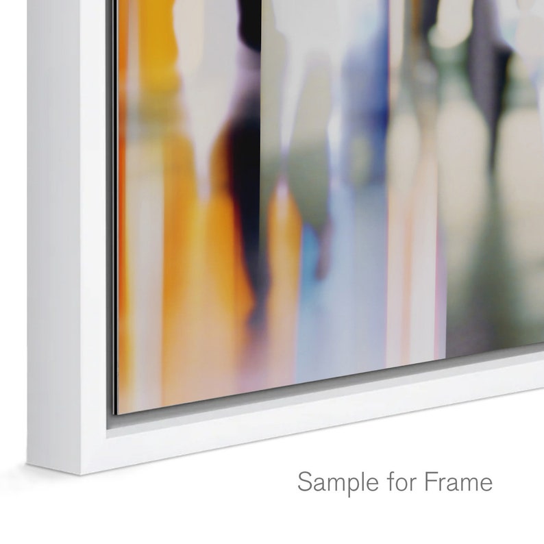 FLUID HORIZON XLII Seascape photoart by Sven Pfrommer 100x100cm framed artwork is ready to hang image 4