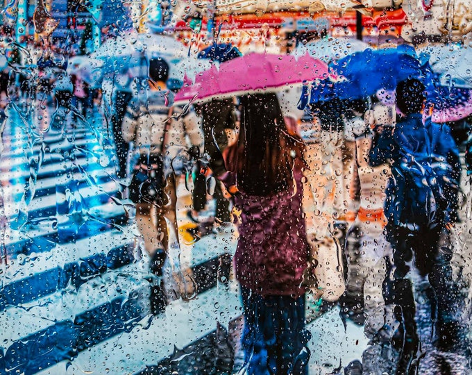 Rainy days in Tokyo II - Photo Art by Sven Pfrommer