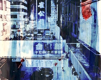 HONG KONG Streets VII by Sven Pfrommer - Artwork is ready to hang