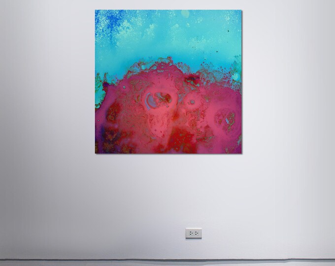 Abstract Scanography X - by Sven Pfrommer - Artwork is framed and ready to hang