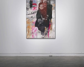 MONKS XXVIII - Artbox by Sven Pfrommer - Artwork is framed and ready to hang