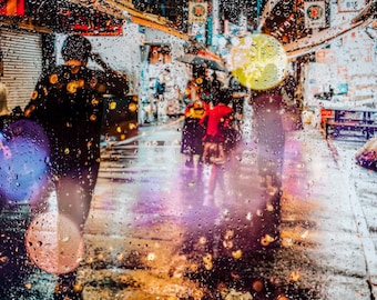 Rainy days in Tokyo VIII - Photo Art by Sven Pfrommer