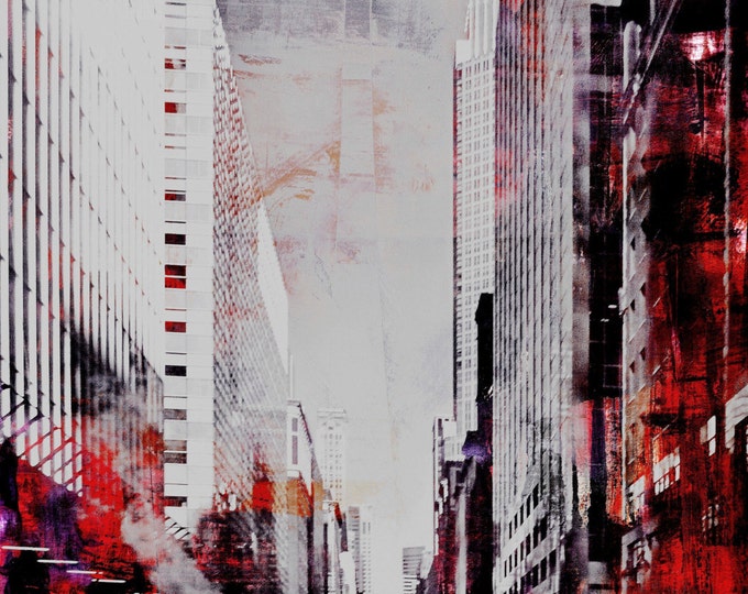 NEW YORK Ccolor XXXIII by Sven Pfrommer - 100x80cm Artwork is ready to hang