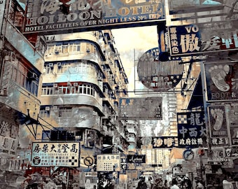 HONG KONG Downtown VI by Sven Pfrommer - Artwork is ready to hang