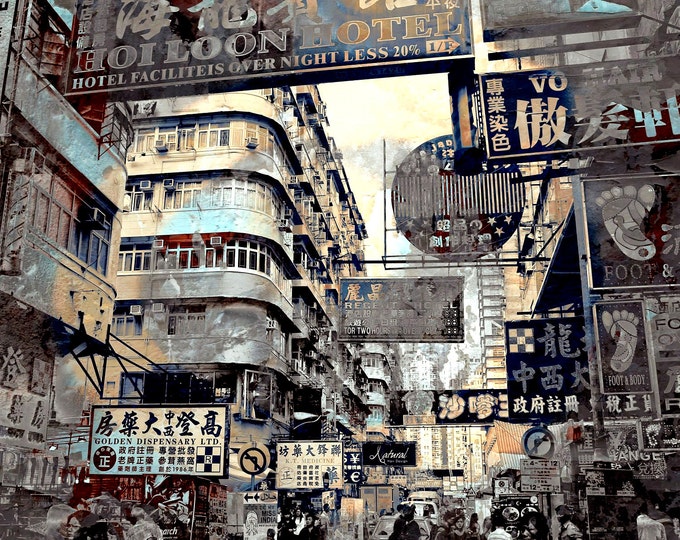 HONG KONG Downtown VI by Sven Pfrommer - Artwork is ready to hang