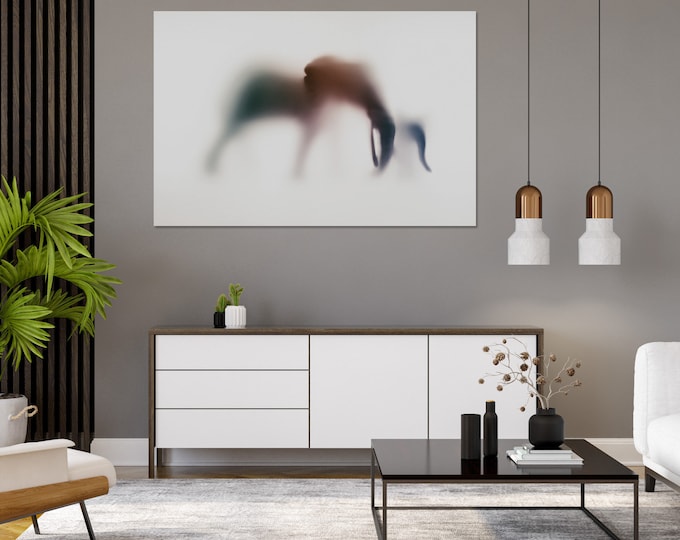 WILD LENS - Elephant X by Sven Pfrommer - 120x80cm Artwork is ready to hang