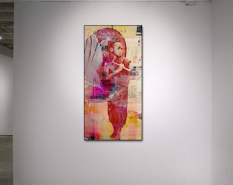 MONK I - Artbox by Sven Pfrommer - Artwork is framed and ready to hang