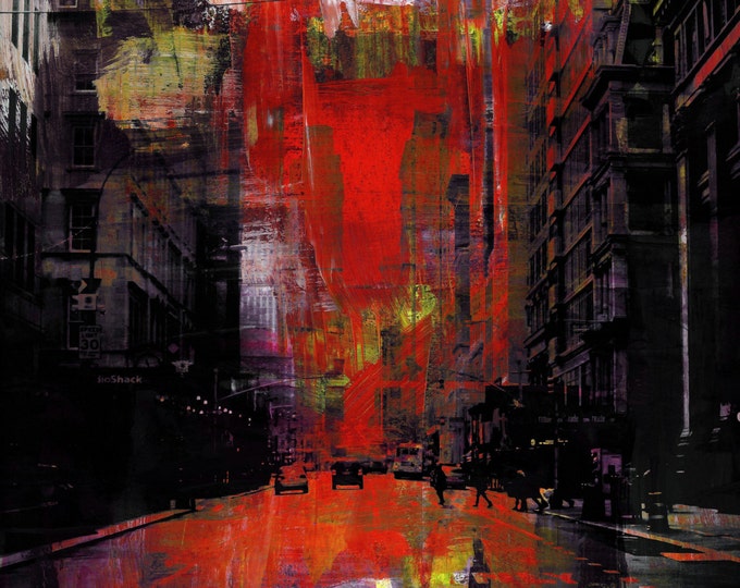 NEW YORK Color XIV by Sven Pfrommer - 130x100cm Artwork is ready to hang.