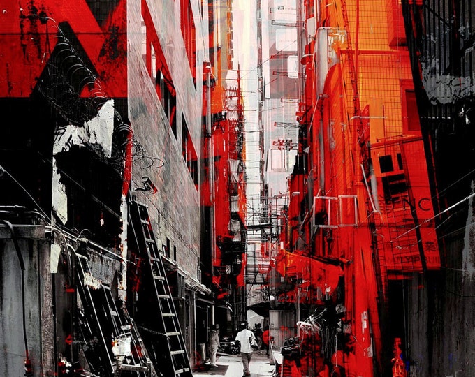 HONG KONG Downtown X by Sven Pfrommer - Artwork is ready to hang
