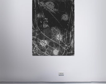 Abstract Scanography IV - by Sven Pfrommer - Artwork is framed and ready to hang
