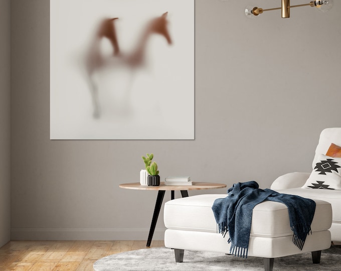 WILD LENS - Horses XV by Sven Pfrommer - 100x100cm Artwork is ready to hang